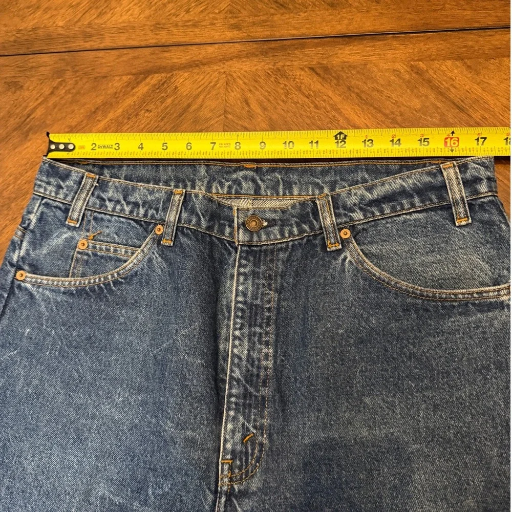 Vintage Levis Orange Tab Jeans Mens 33x30 Medium‎ Wash Blue Straight Leg Denim